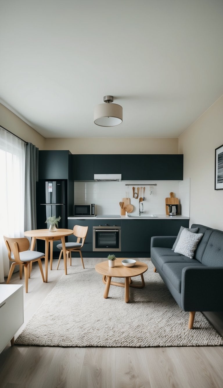 kitchen living combo
